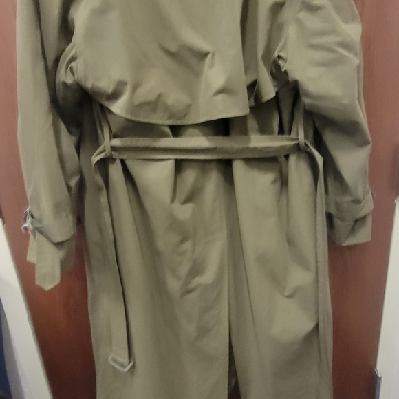 Men's Double Breasted London Fog Trench Coat 42 Regular - Picture 2 of 7
